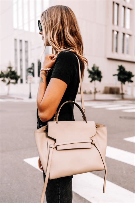 beige celine belt bag|celine belt bag vs luggage.